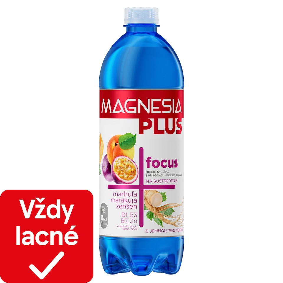 Magnesia Plus Focus Apricot, Passion Fruit, Ginseng 0.7 L