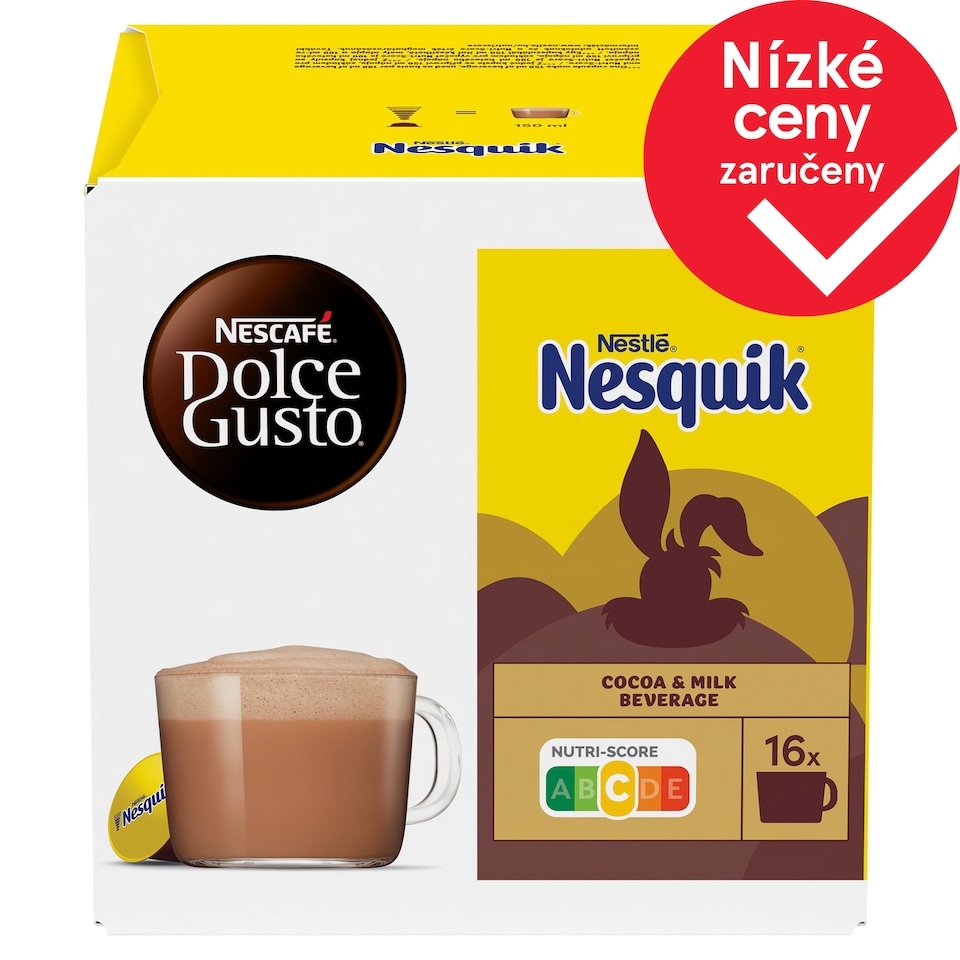NESCAFÉ® Dolce Gusto® NESQUIK® - kakaový nápoj - 16 kapslí v balení