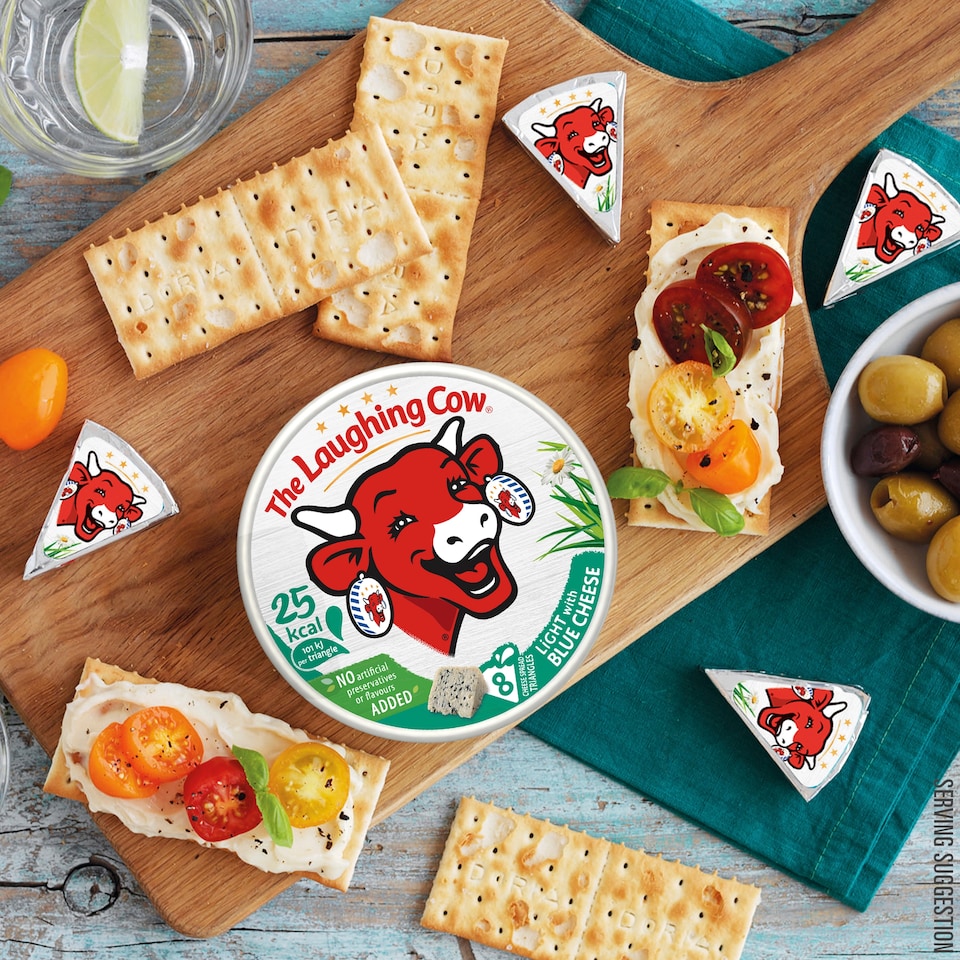image 1 of Laughing Cow Light Blue Cheese Triangles 128 G