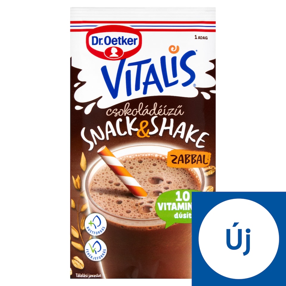 Dr. Oetker Snack&Shake csokoládéízű italpor 29 g