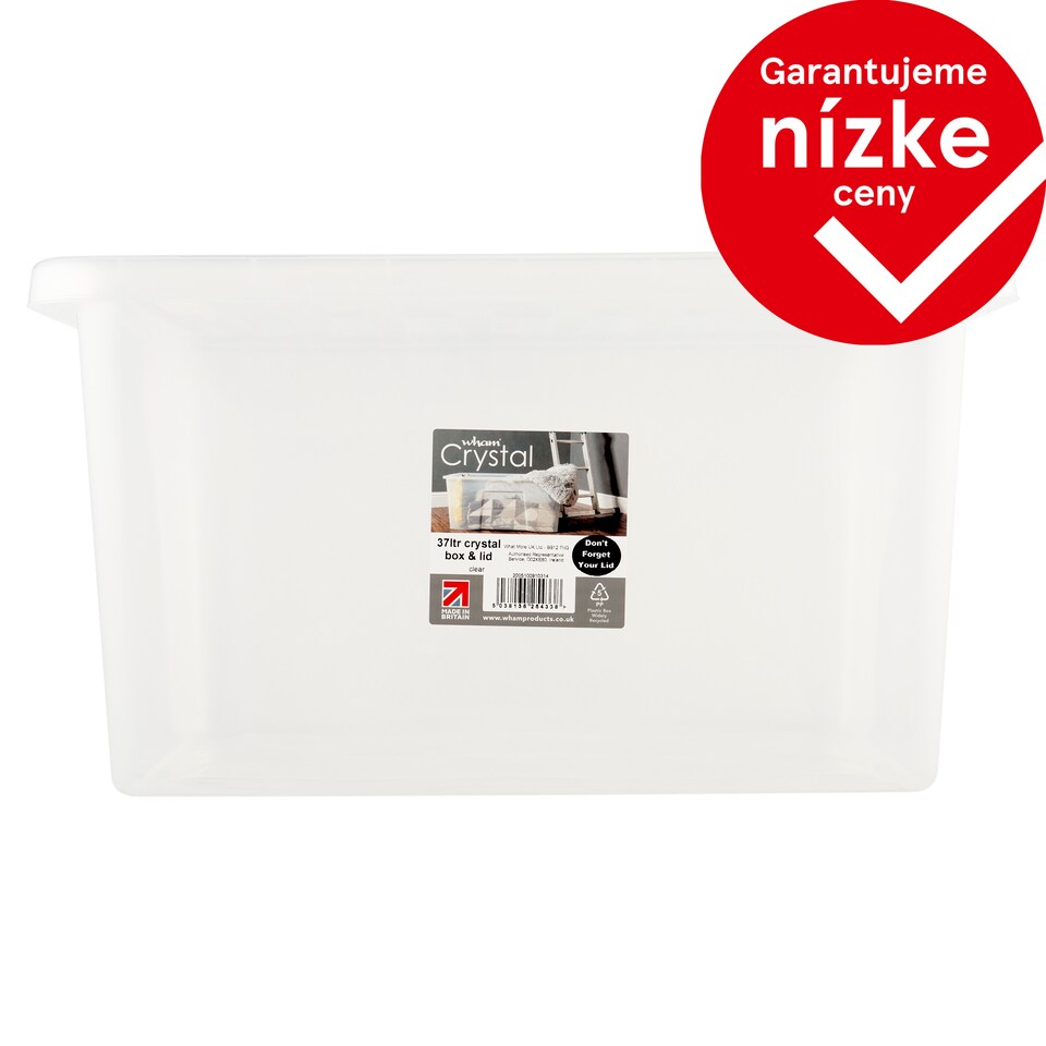 image 1 of Wham Crystal Box & Lid 37 L