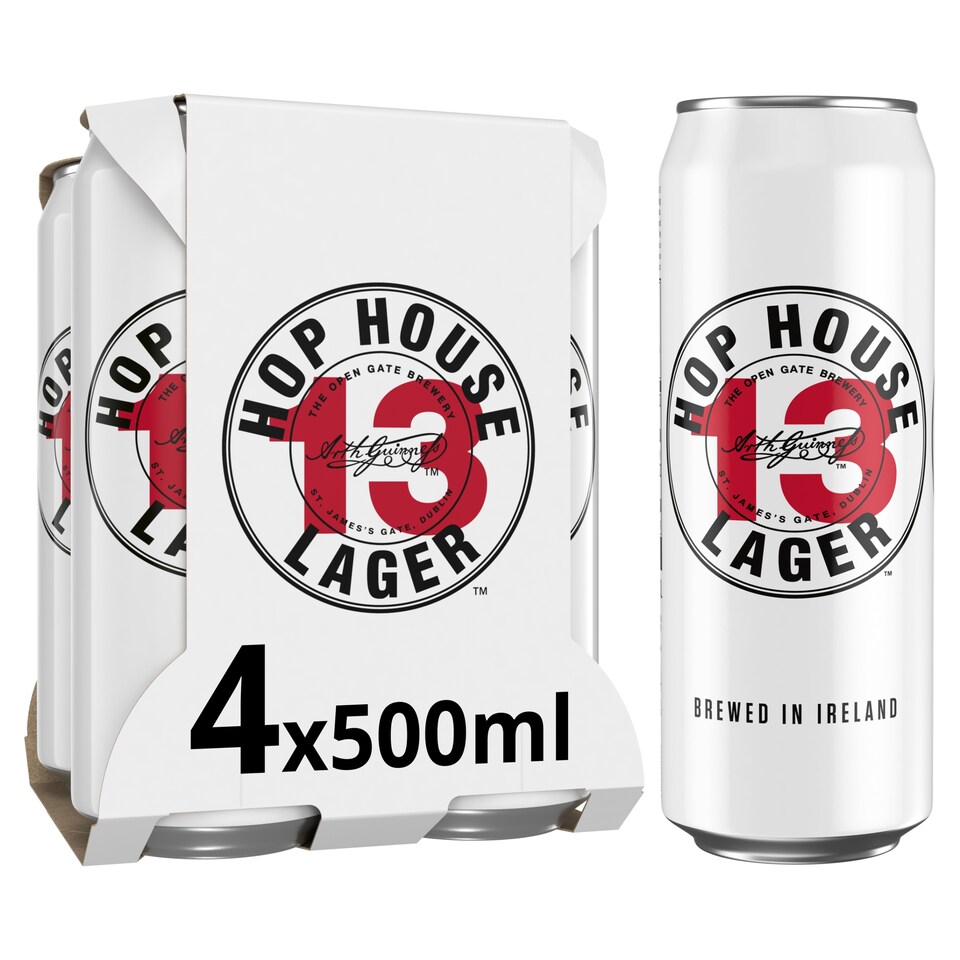 Hop House 13 Irish Lager 4 X 500Ml