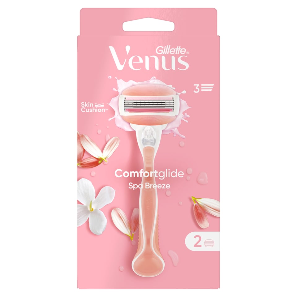 obrázok 1 z Gillette Venus Comfortglide Spa Breeze Holiaci Strojček – 2 Čepieľky