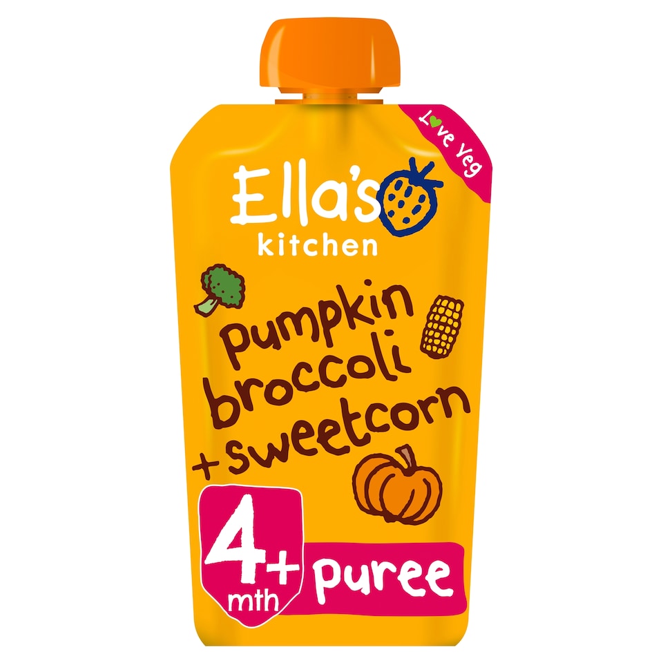 Ella's Kitchen S/Corn, Pumpkin & Broccoli 120G