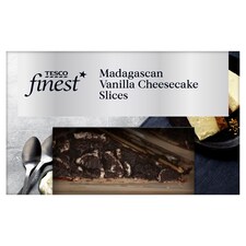 Tesco Finest 2 Vanilla Cheesecake Slices 180G