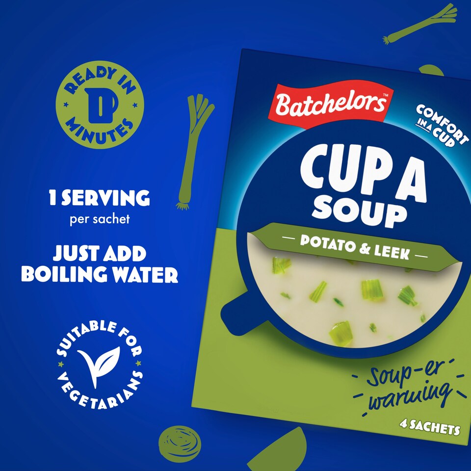 image 1 of Batchelors Cup A Soup Golden Vegetable 4 Pack 82G