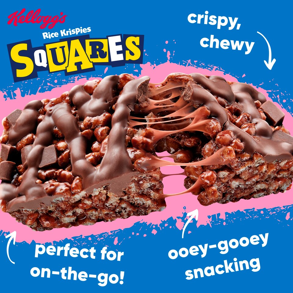 image 1 of Kellogg's Rice Krispies Squares Chocolatey Multipack, 8x36g