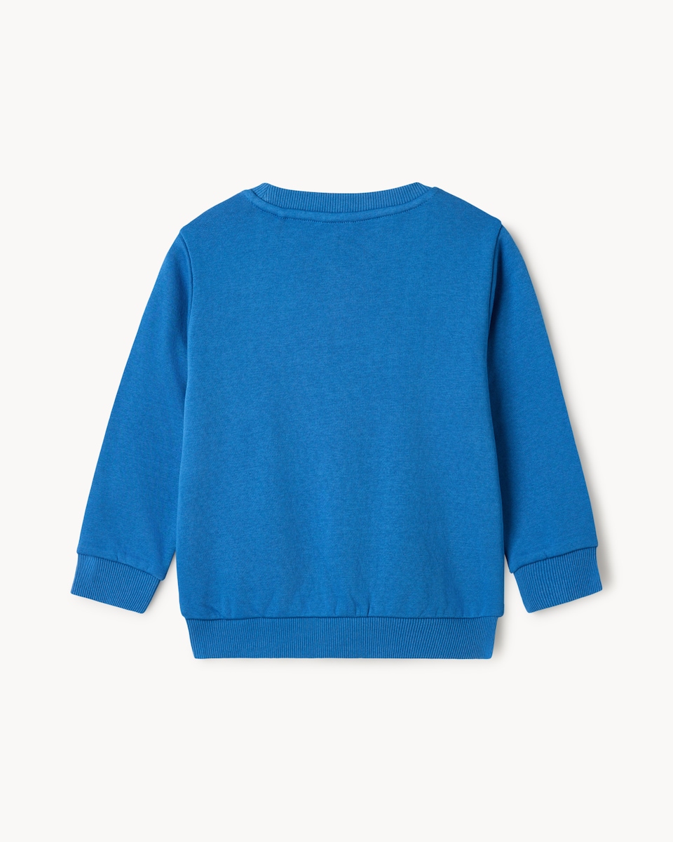 image 1 of Disney Mickey Mouse Cotton Rich Sweatshirt in Blue
