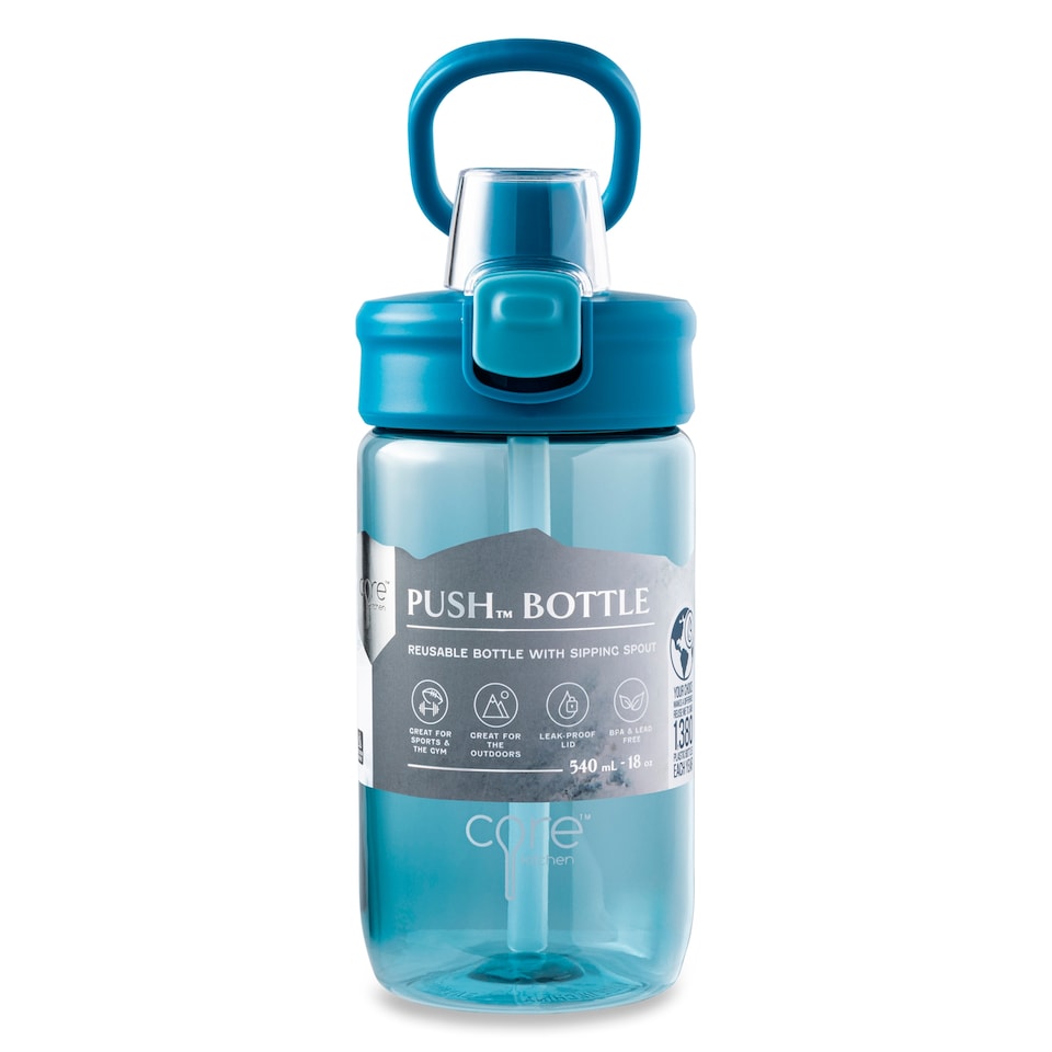 image 1 of Core Kitchen Blue Push Bottle 540ml