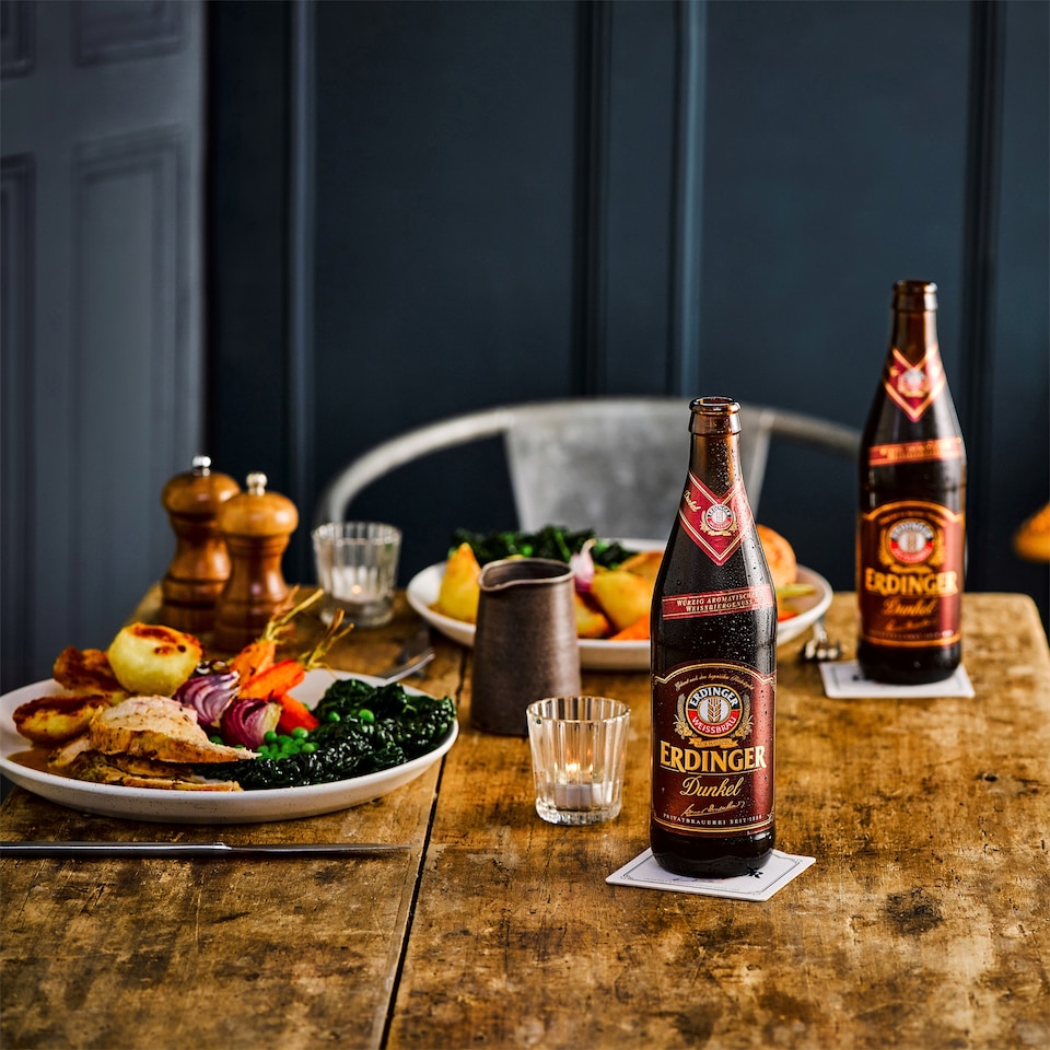 image 1 of Erdinger Dunkel Wheat Beer Bottle 500ml