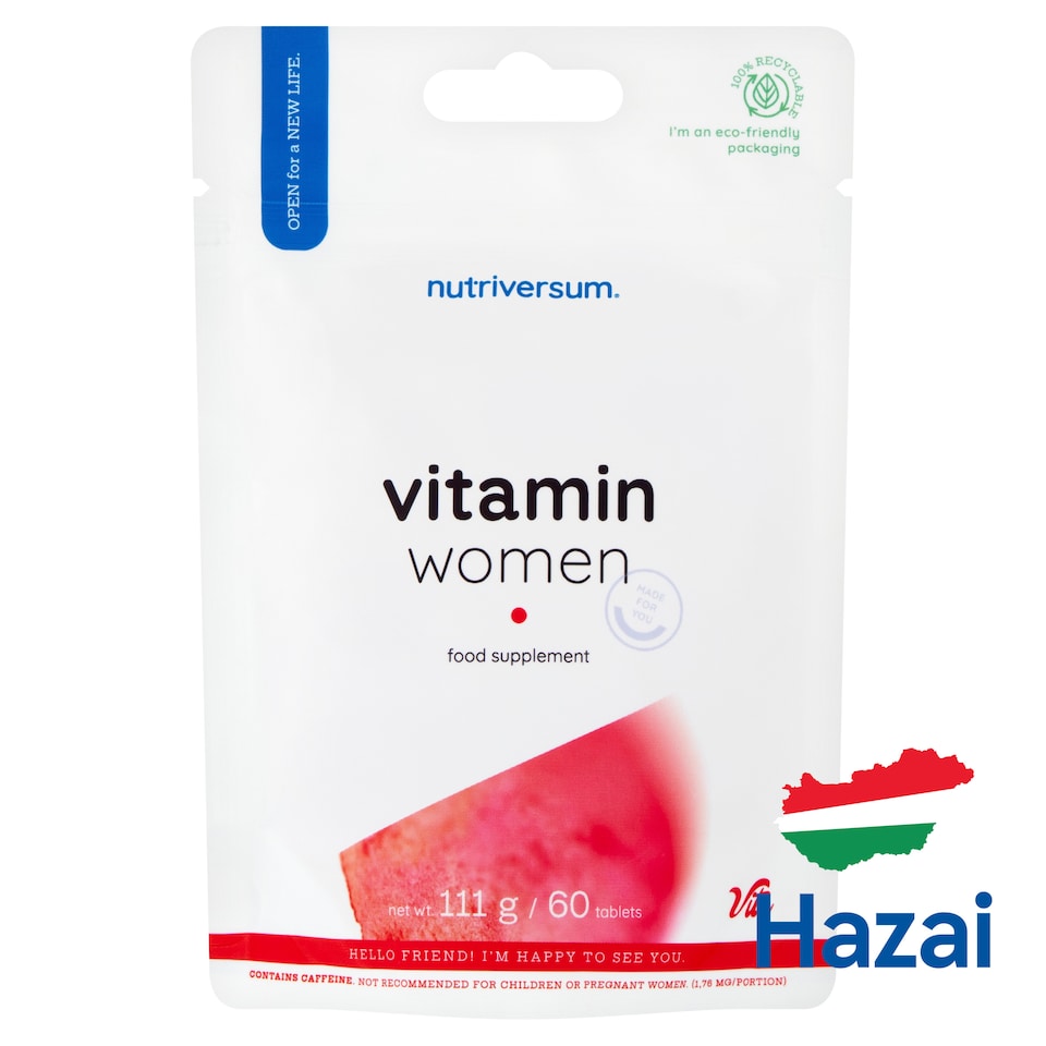 Nutriversum Vitamin Women étrend-kiegészítő tabletta 60 db 111 g