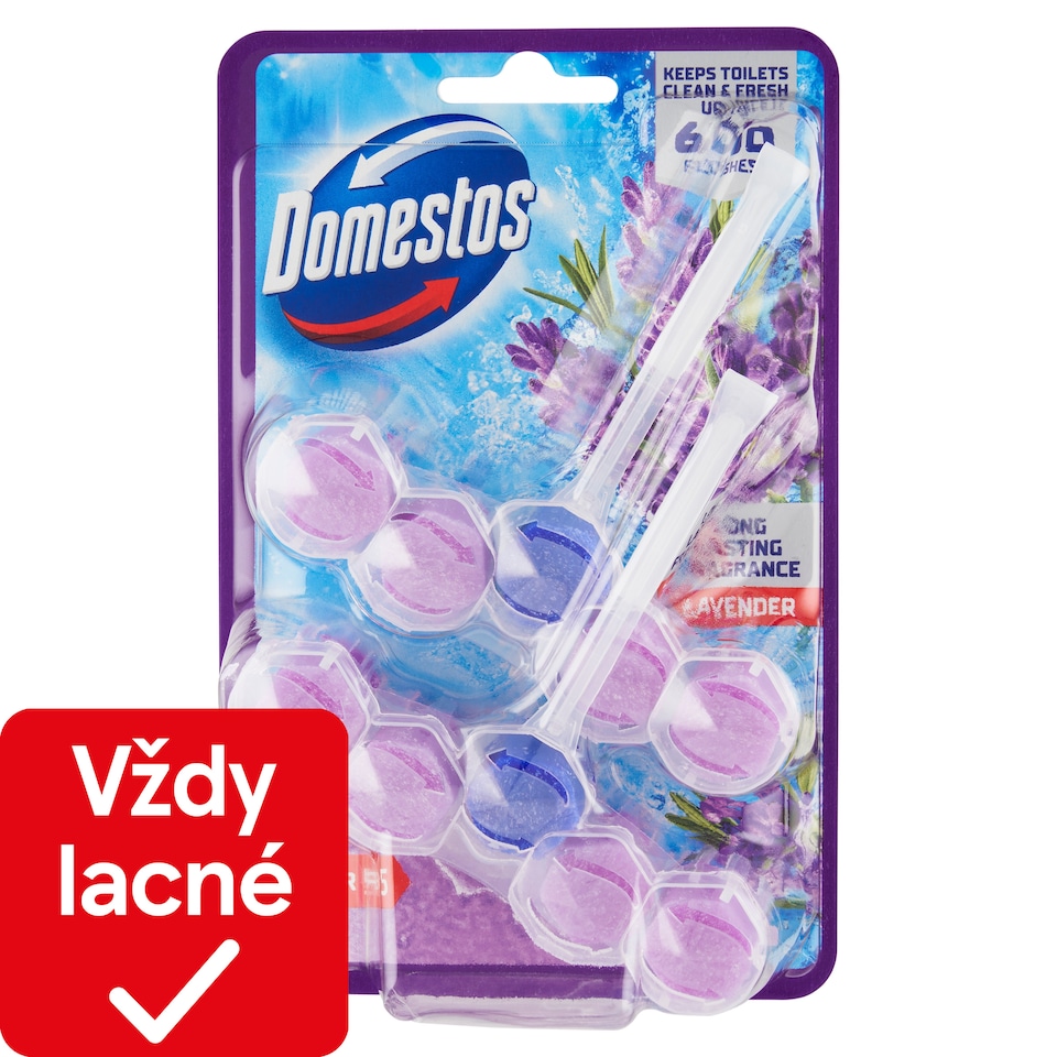 obrázok 1 z Domestos Power 5 Lavender WC blok 2 x 50 g