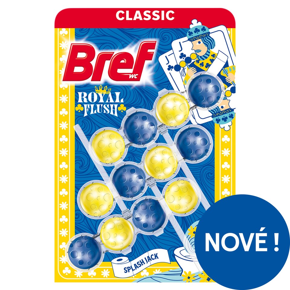 Bref Royal Flush Splash Jack Solid Toilet Block 3 x 50g