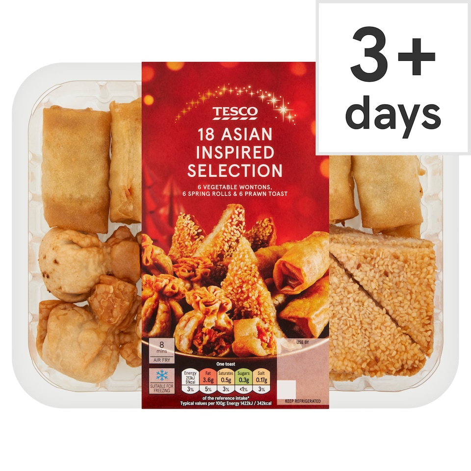 Tesco 18 Asian Inspired Selection 306G