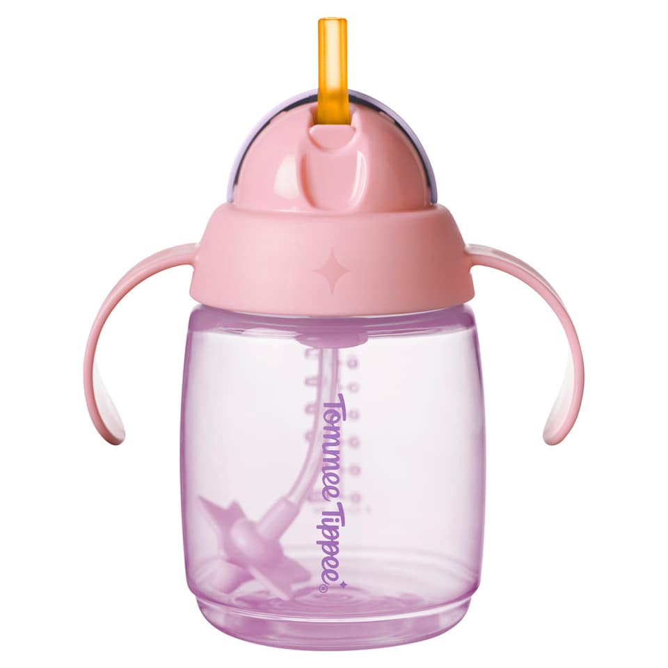 image 1 of Tommee Tippee Training Straw Cup 300Ml 6M+ Assorted