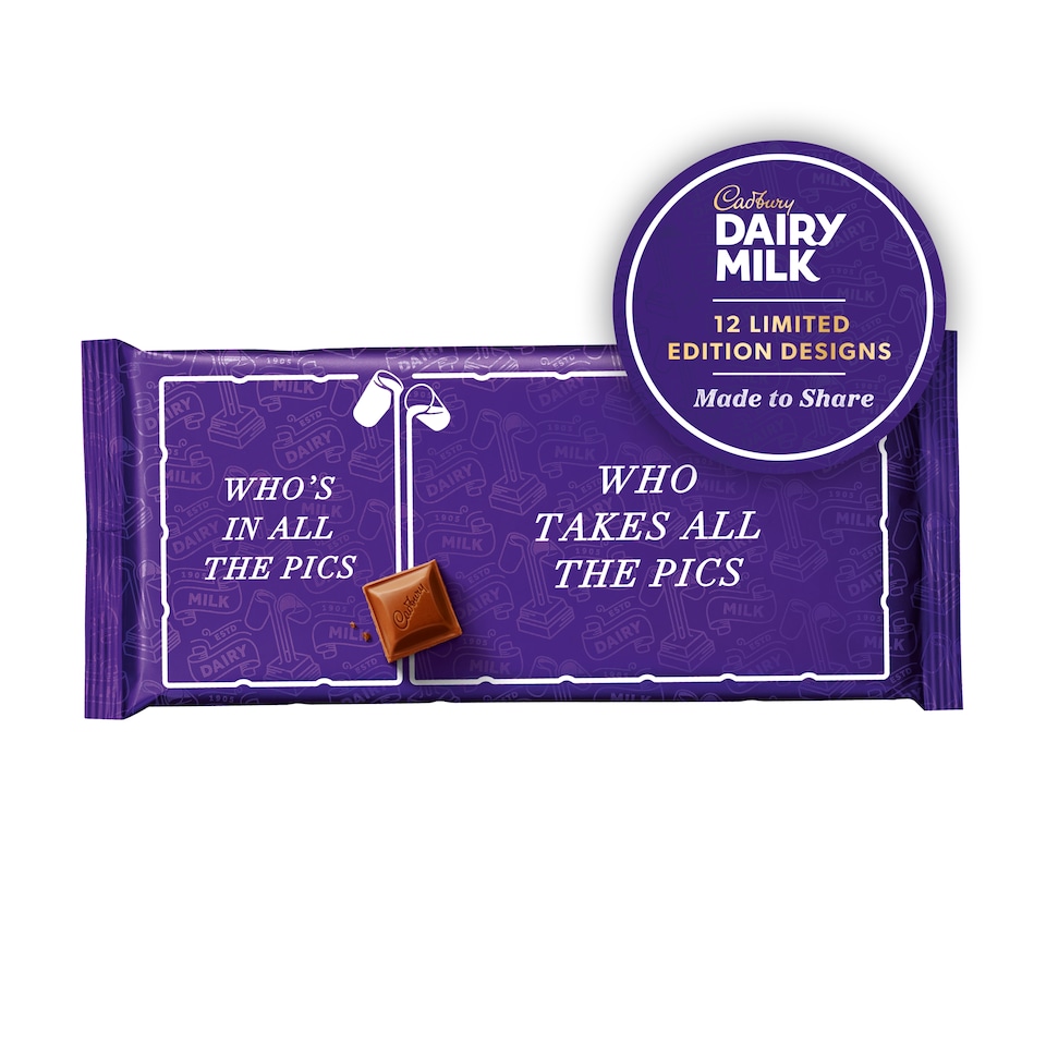 image 1 of Cadbury Dairy Milk Chocolate Bar 180g