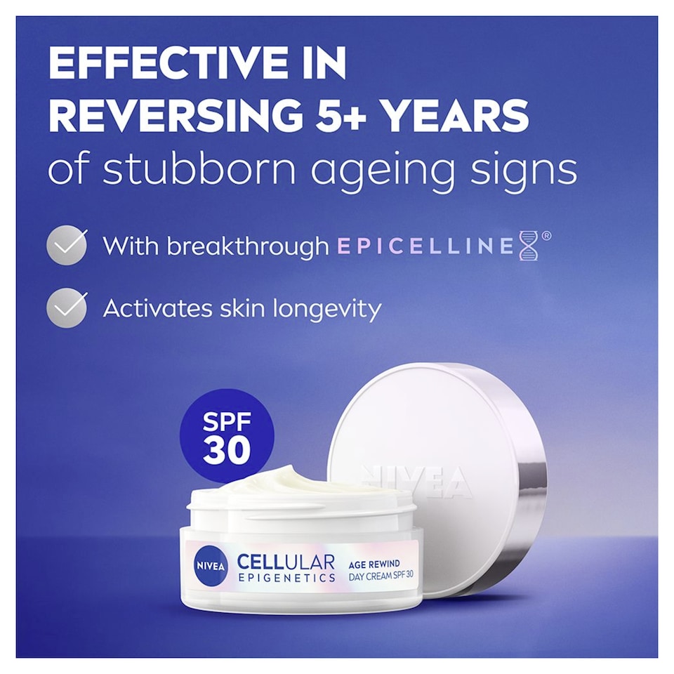 image 1 of NIVEA Cellular Epigenetics Age Rewind Day Cream SPF30 with Epicelline 50ml