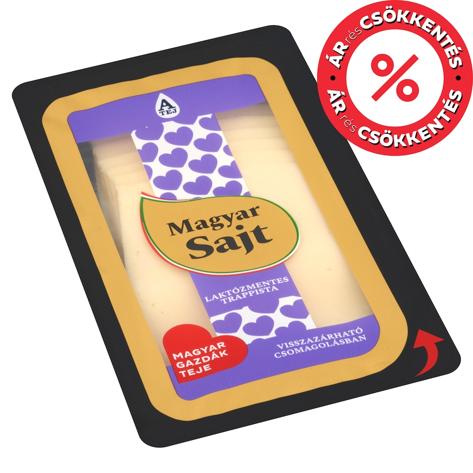 Magyar Sajt Lactose-Free Trappist Cheese 125 g