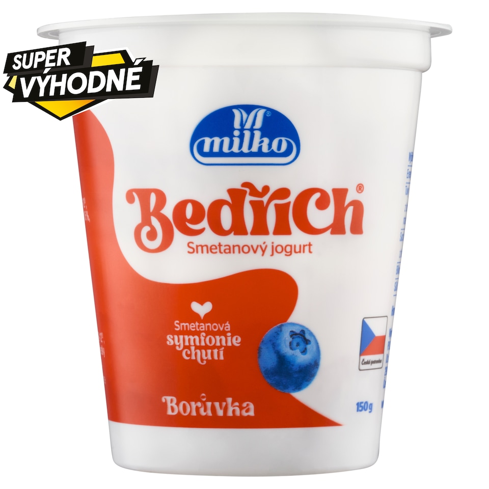 image 1 of Milko Bedřich Creamy Yogurt Blueberry 150g