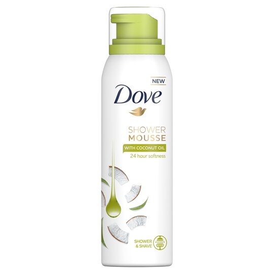Dove Shower Mousse Coconut Oil 200Ml Tesco Groceries