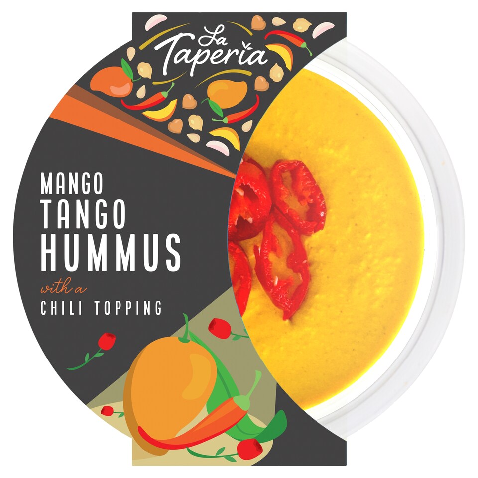 LA TAPERIA MANGO TANGO HUMMUS WITH A CHILI TOPPING 200g