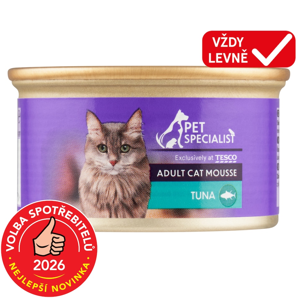 Pet Specialist Adult Cat Mousse Tuna 85g