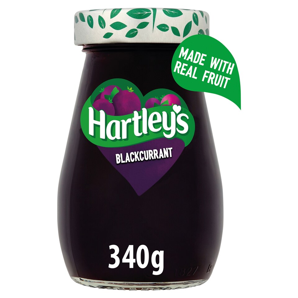 Hartleys Best Blackcurrant Jam 340G
