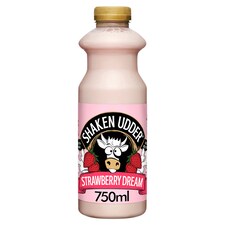 Shaken Udder Strawberries & Clotted Cream Milkshake 750Ml