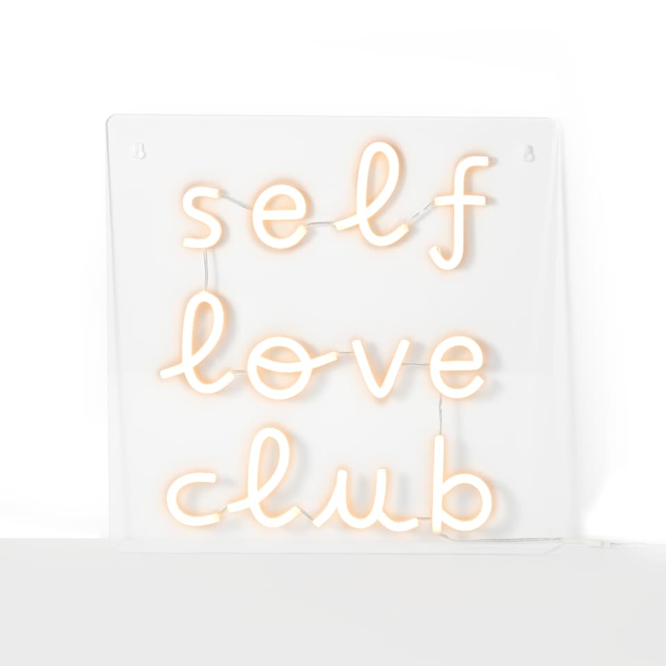image 1 of Paperchase x Mélanie Johnsson Valentines Neon Wall Sign