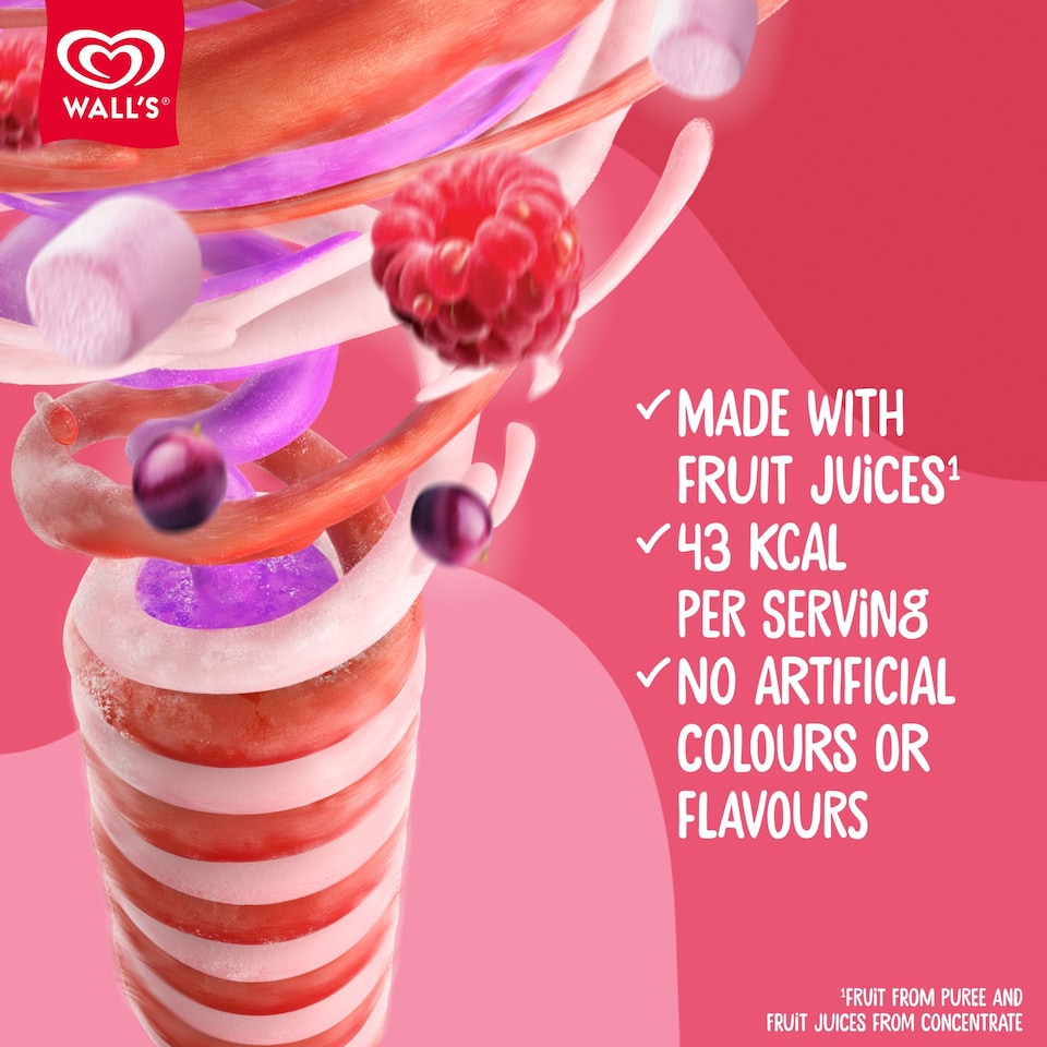 image 1 of Twister Mini Mallow Ice Cream Lollies 6 x 50ml