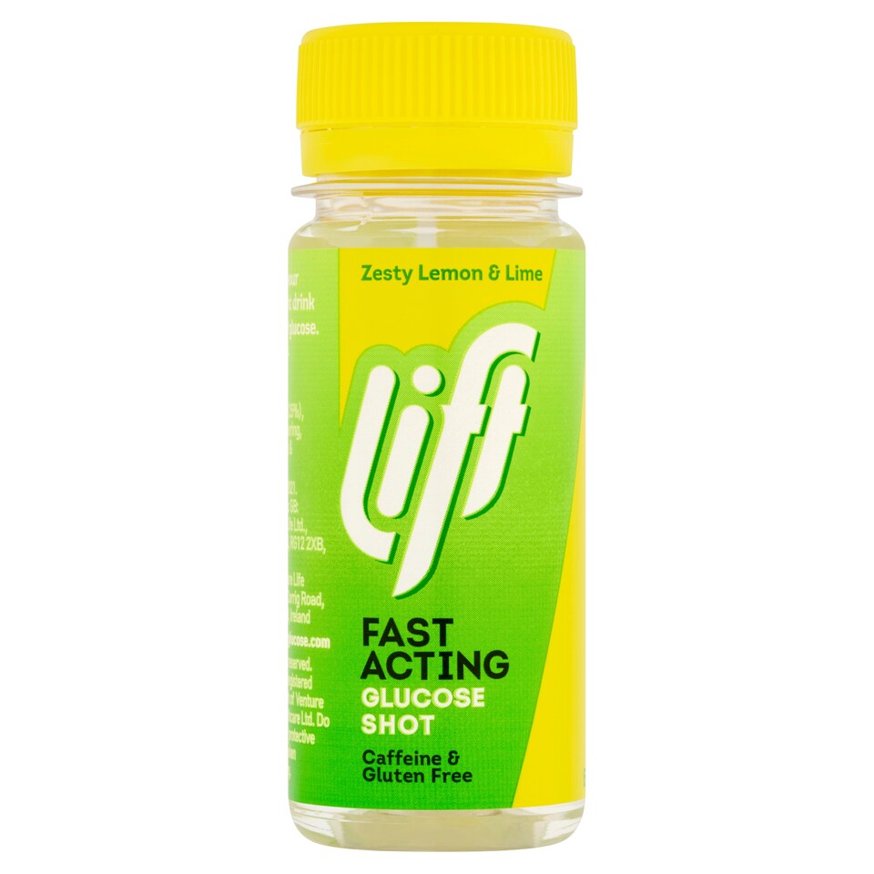 Lift Glucose Juice Lemon & Lime Shot 60Ml - Zesty