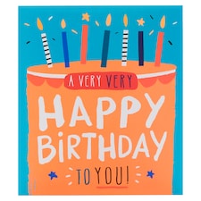 Inkdrops Birthday Card A Very Very Happy Birthday To You!