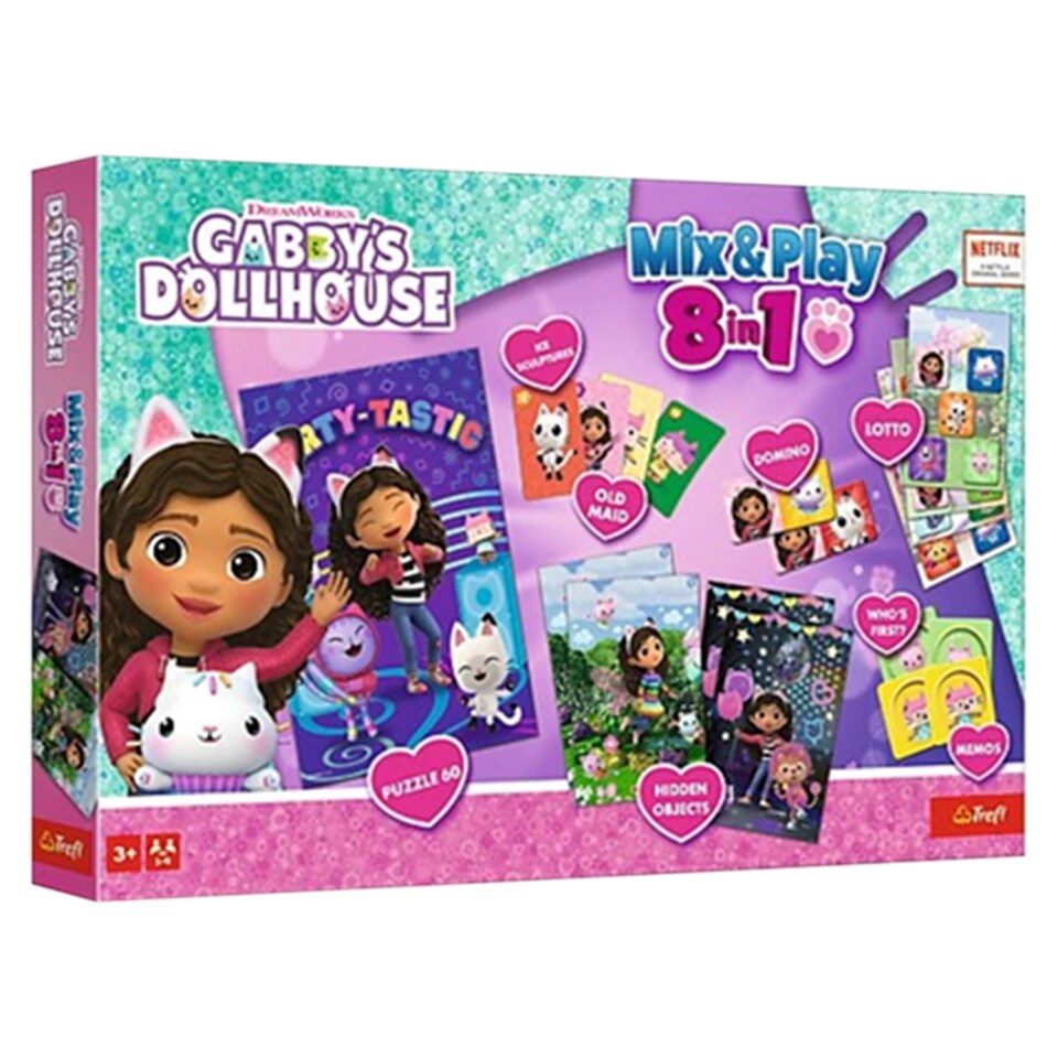 Dreamworks Gabby's Dollhouse Mix & Play 8in1