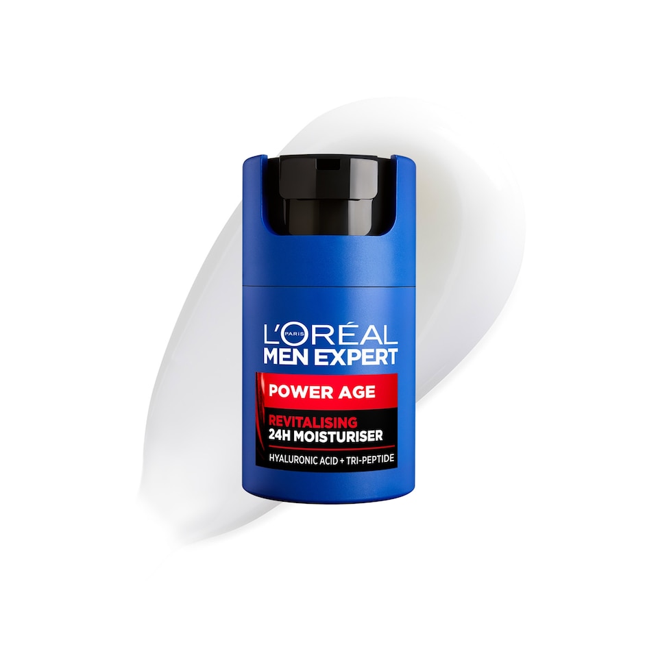 image 1 of L'Oreal Men Expert Power Age Revitalising 24 Hour Moisturiser 50Ml