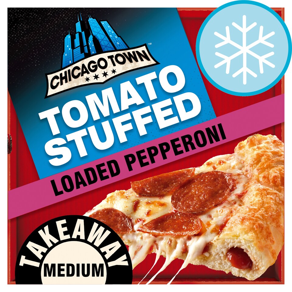 Chicago Town Medium Takeaway Pepperoni Pizza 490G