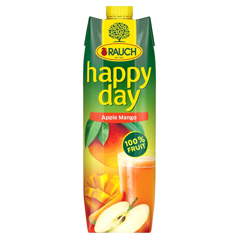 Rauch Happy Day almaital mangópürével 1 l
