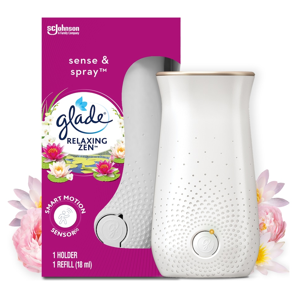 image 1 of Glade Sense & Spray Holder Relaxing Zen