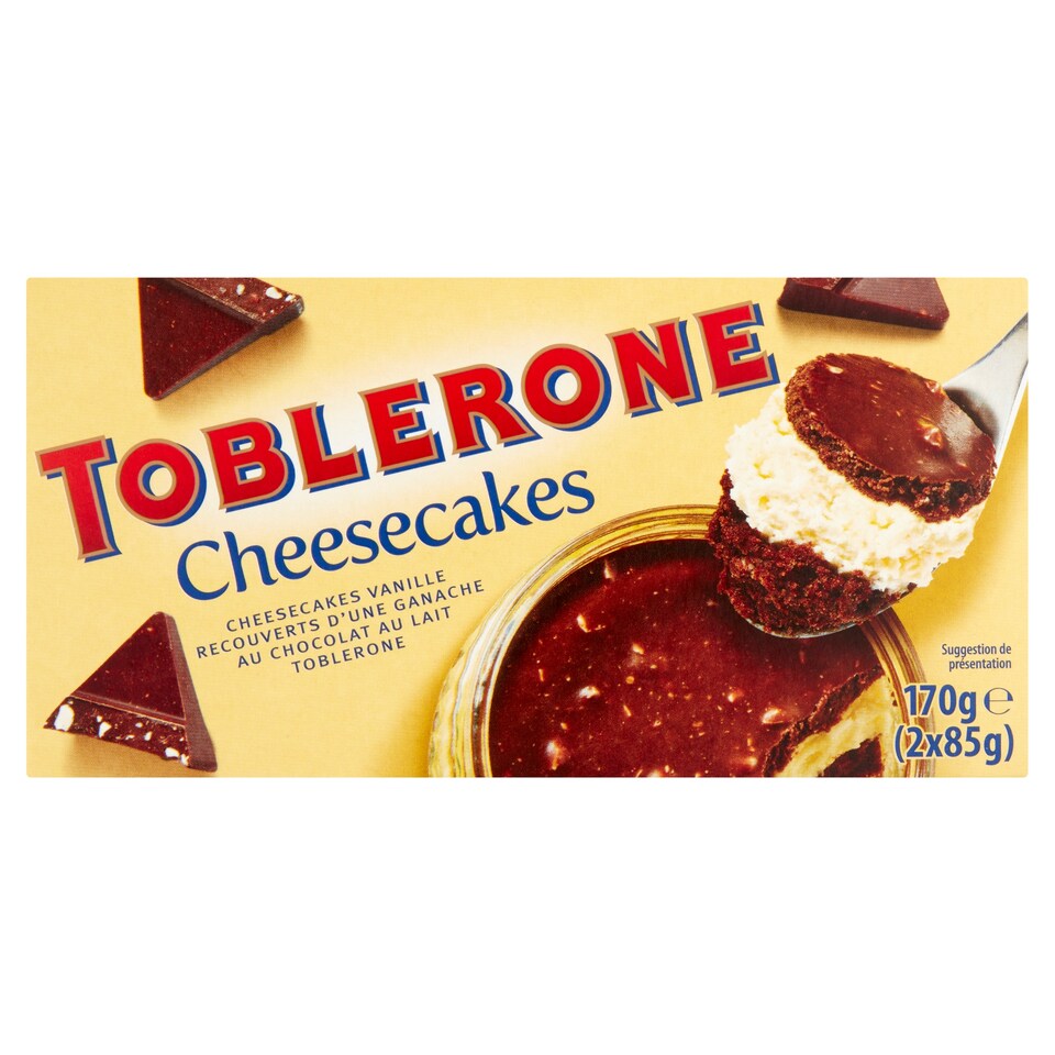 Toblerone Cheesecakes 2X85g