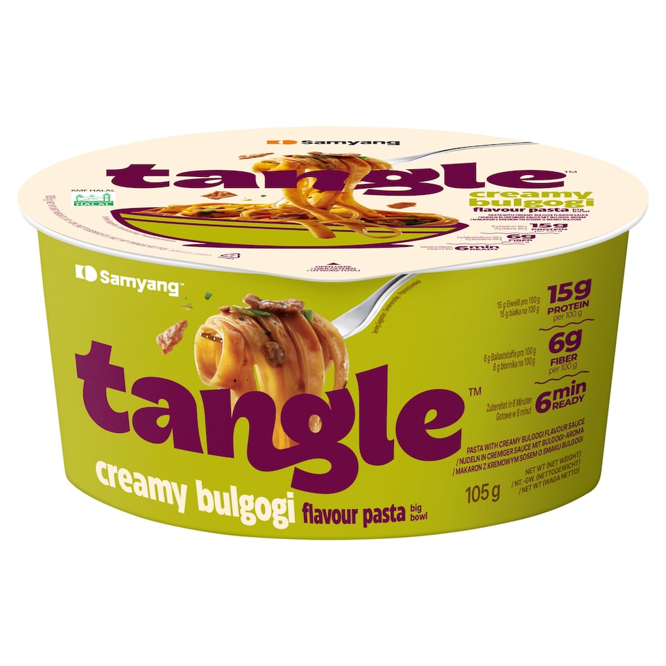 Tangle Creamy Bulgogi Flavour Pasta Bowl 105g