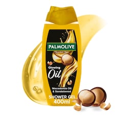 Palmolive Thermal Spa Glowing Oil Macadamia Oil & Sandalwood Shower Gel Body Wash 400ml