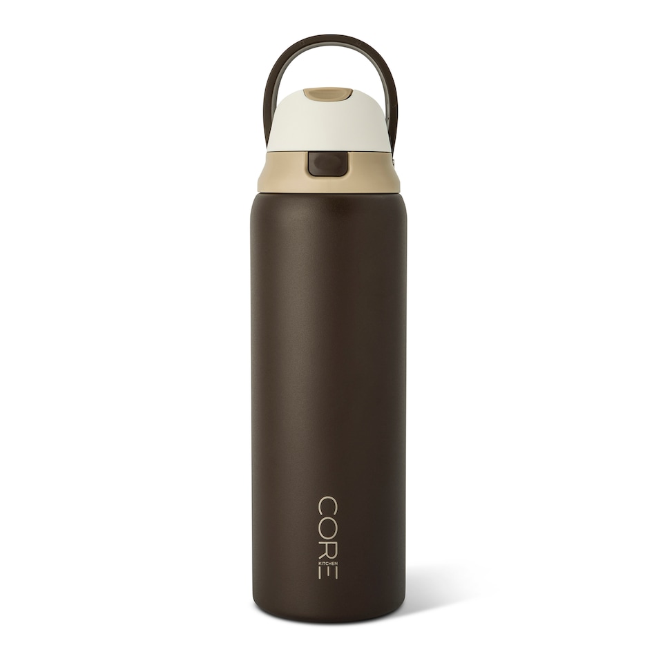 image 1 of Core Kitchen Mocha Hydra Dual Function Water Bottle 946ml