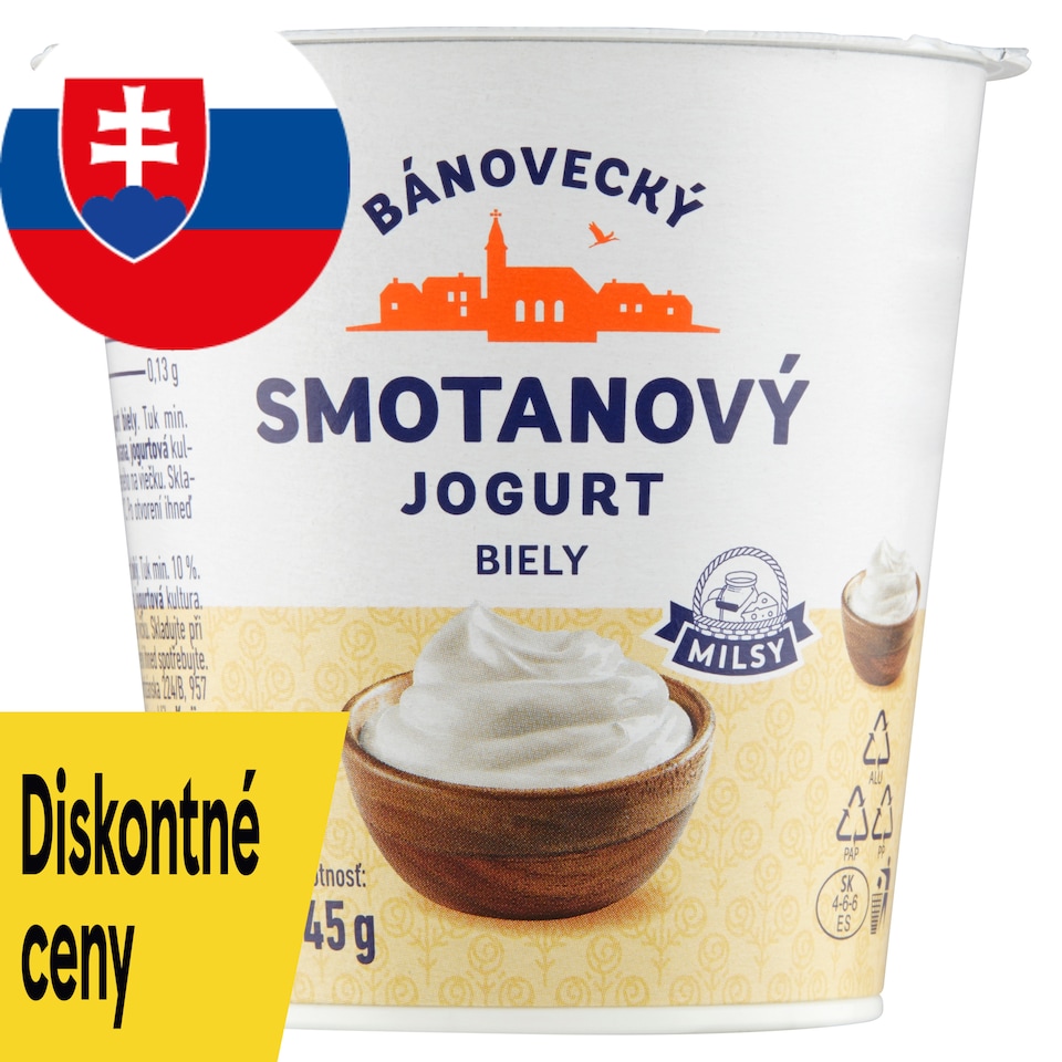 Milsy Bánovecký Creamy White Yoghurt 145 g