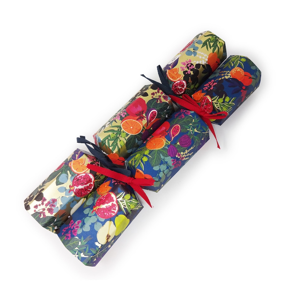 image 1 of Tesco Indulgence Fruits Luxury Christmas Crackers 6 pack