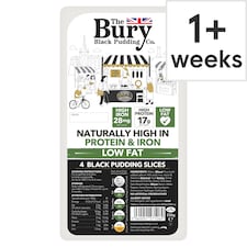 Bury Black Pudding 4 Slices 230G
