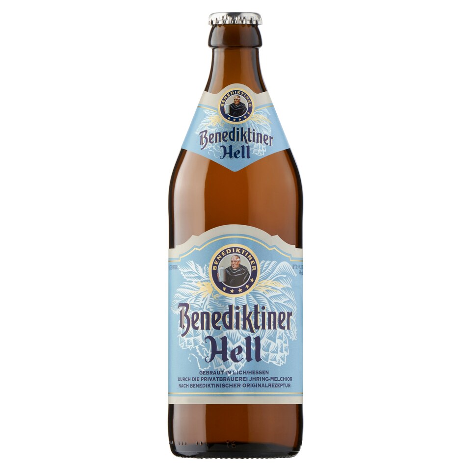 Benediktiner Hell Lager 500ml bottle