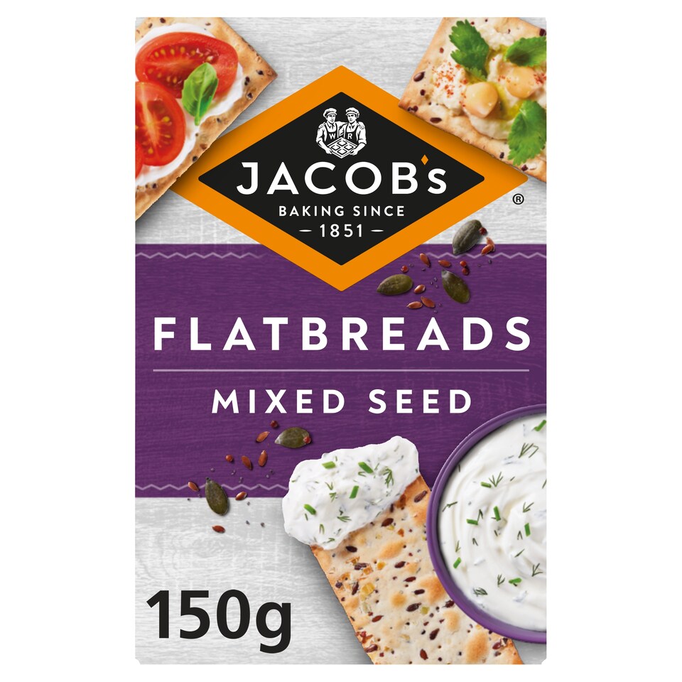 image 1 of Jacobs Flatbread Mixed Seeds 150G