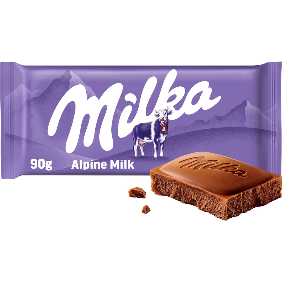image 1 of Milka Alpine Milk Chocolate 90g