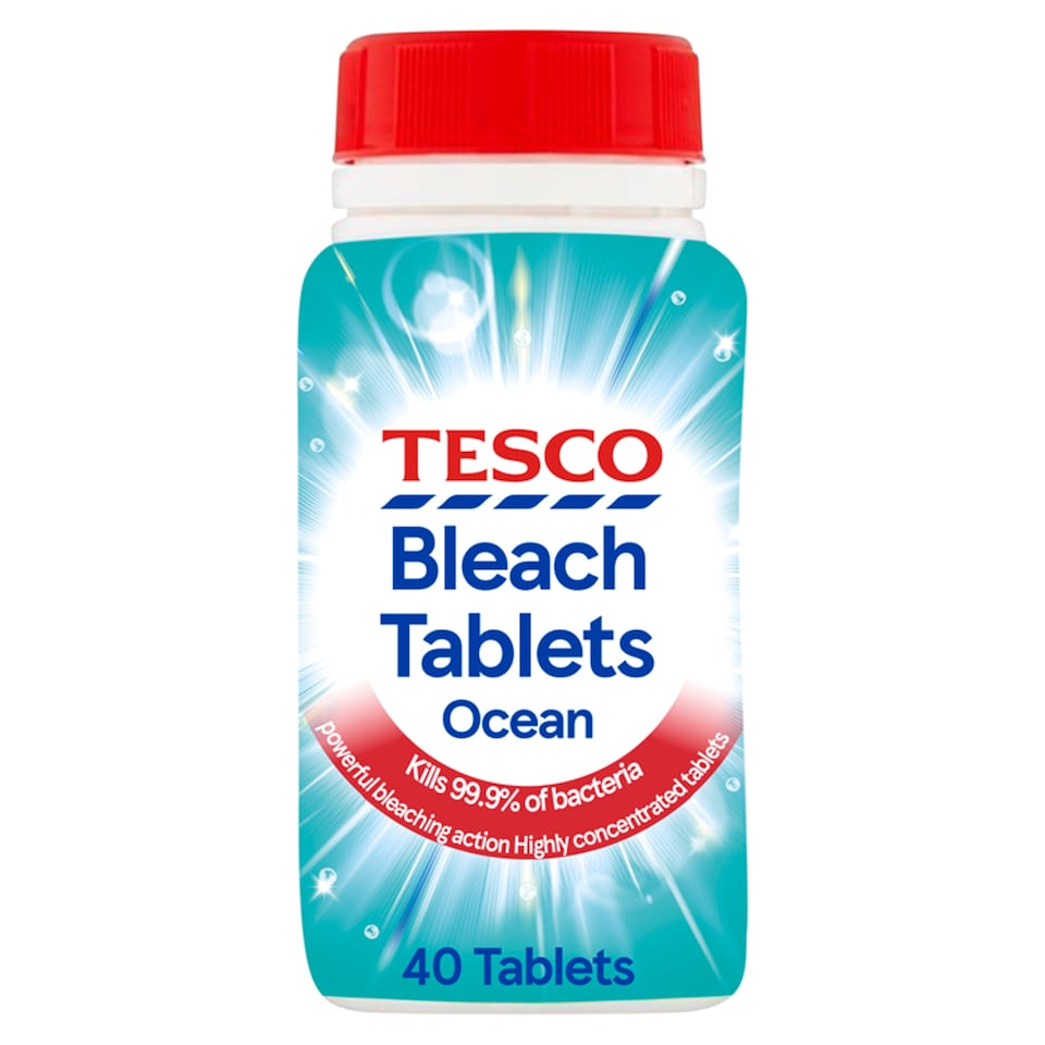 Tesco Ocean Bleach Tablets X40 160G