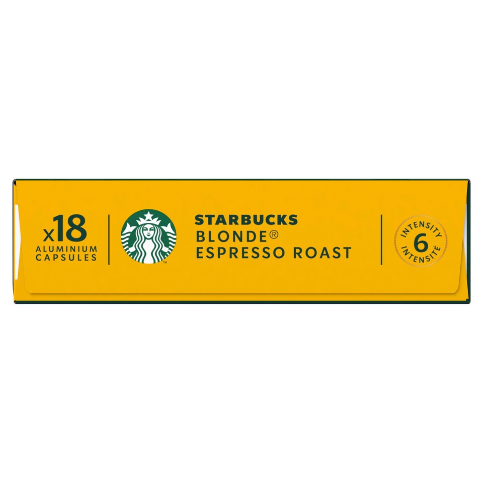 image 1 of Starbucks By Nespresso Blonde Espresso Roast Coffee Pods 18pk 94g