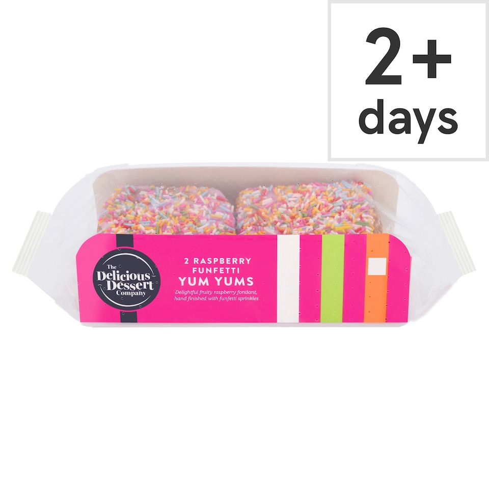 image 1 of The Delicious Dessert Company Raspberry Funfetti Yum Yums 2 Pack